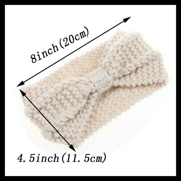 Trending! Crochet bow tie stylishly hair band! 🌛 - Picture 5 of 5